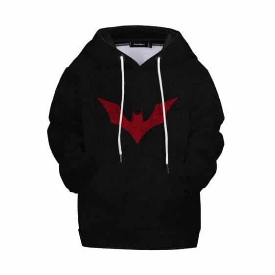 Sweat à Capuche Enfant Batman Beyond Symbole Rouge
