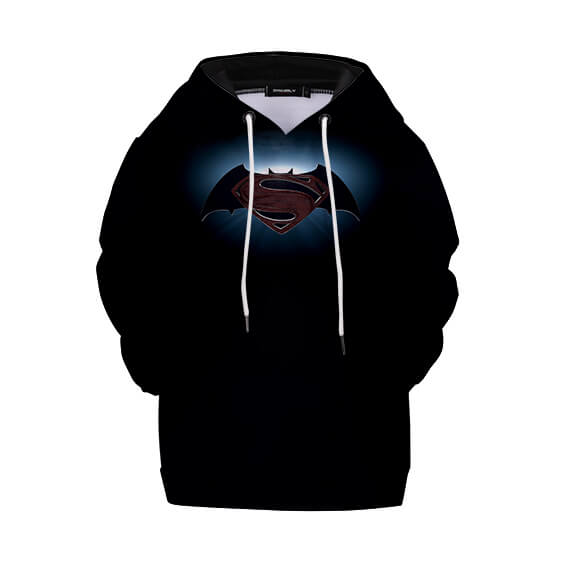 Sweat à Capuche Enfant Noir Batman vs Superman