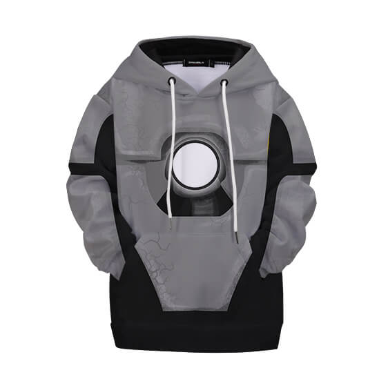 Sweat à Capuche Iron Man Gris Métallisé Armure Mark I Enfant