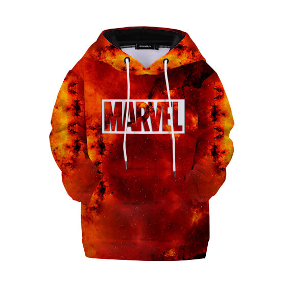 Sweat à Capuche Marvel Rouge Feu Enfant