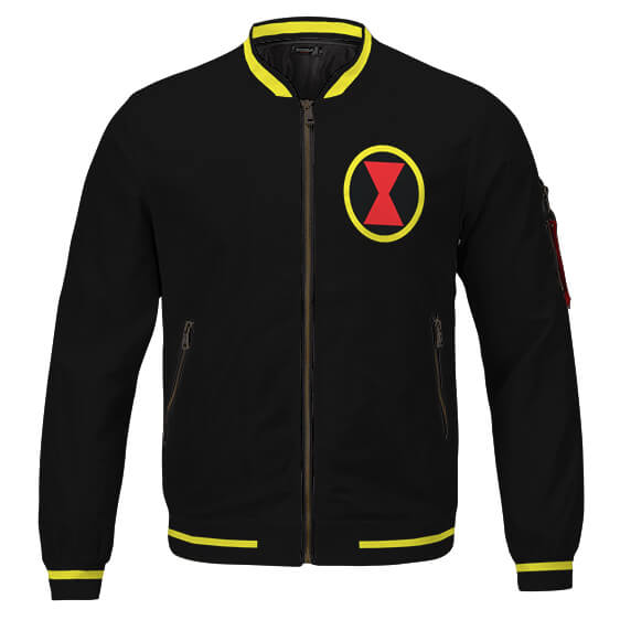 Blouson Bomber Black Widow Noir Stylé