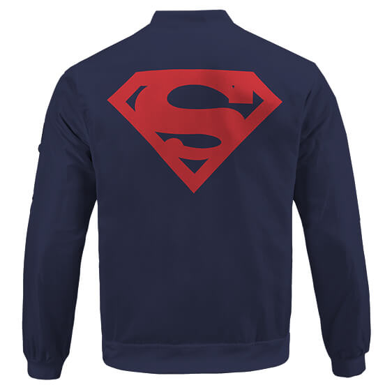 Blouson Bomber Superman Bleu Marine 2