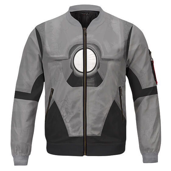 Iron Man Mark I Armure Grise Réacteur Veste Bomber