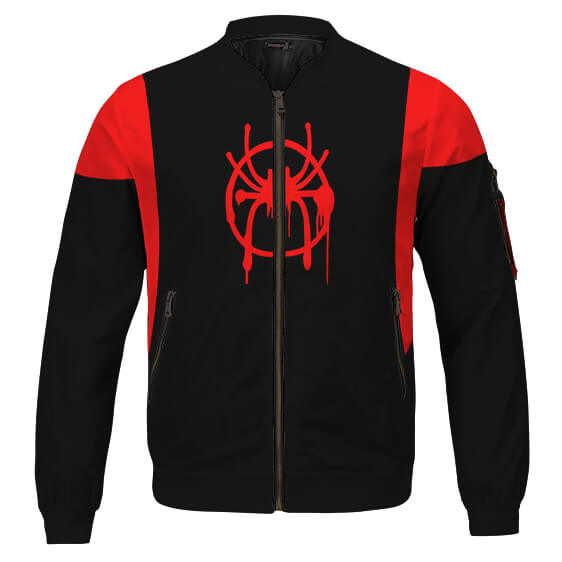 Miles Morales Graffiti Rouge Noir Blouson Spider-Verse