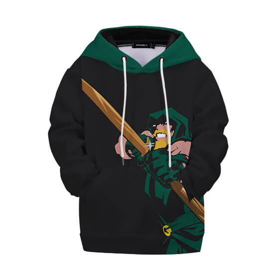 Sweat à Capuche Enfant Green Arrow Cartoon