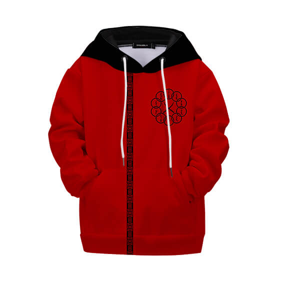 Sweat à Capuche Enfant Shang-Chi Rouge et Noir