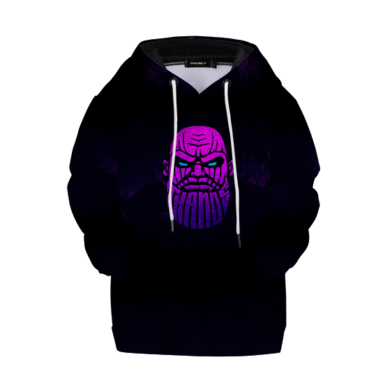 Sweat à Capuche Enfant Thanos Néon Violet