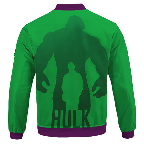Veste Bomber Hulk Verte Poing Noir
