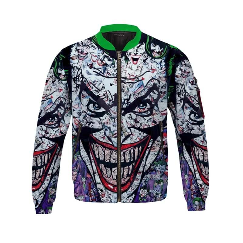 Veste DC Comics Joker Multivisages Vert et Violet
