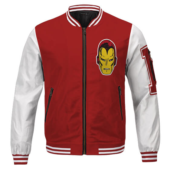Veste Varsity Iron Man Rouge et Blanc